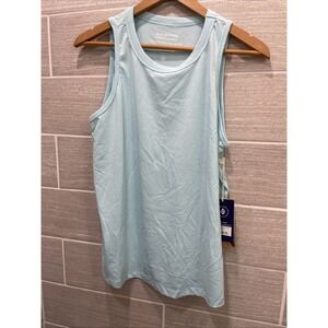Fair Harbor Sea Breeze Tank Light Blue Women's S Sun Protection UPf 50 NWT